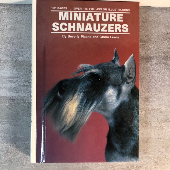 Miniature, schnauzers book - Picture 1 of 5